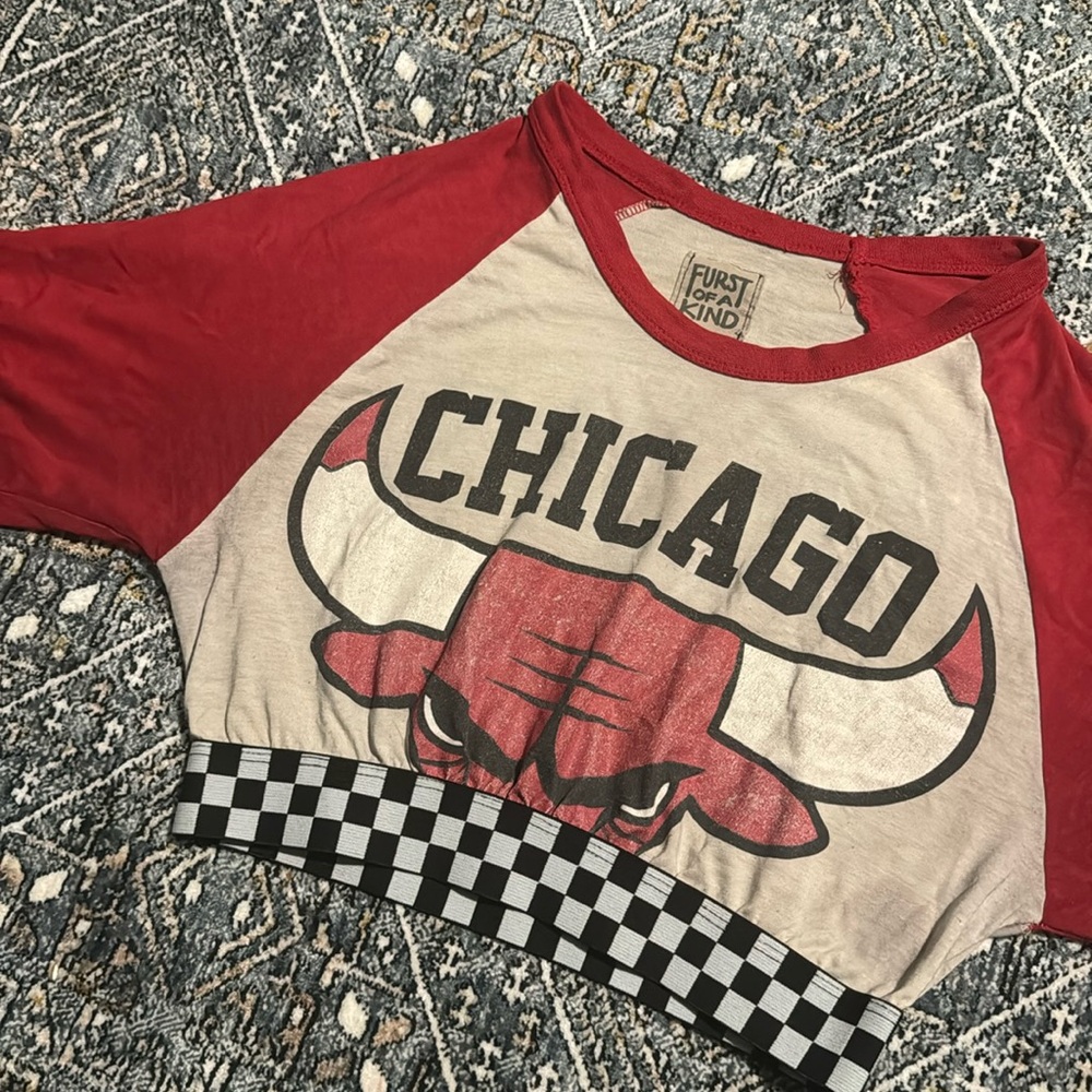 LF vintage Chicago Bulls crop top